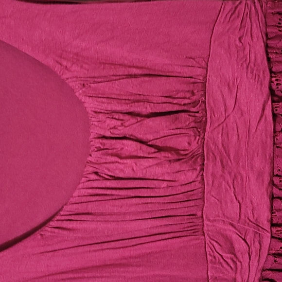 Maitai Burgundy Dress labeled Large (fits more like a medium) - Picture 5 of 7